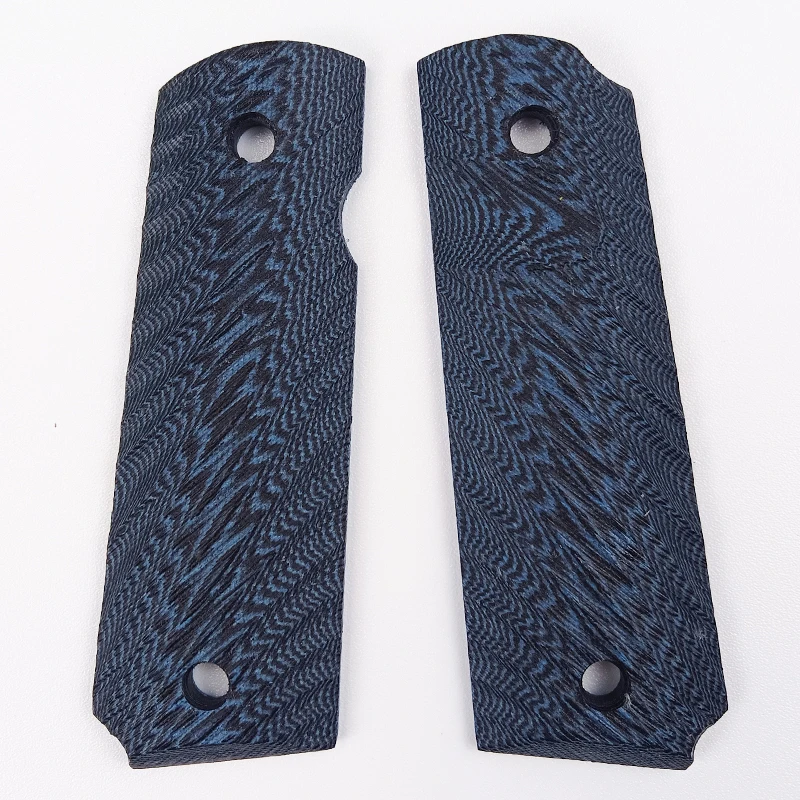 1Pair Tactics Full Size G10 Material Radial Textured 1911 Grips Patches DIY Making Replace Accessories Scales Decor Slabs