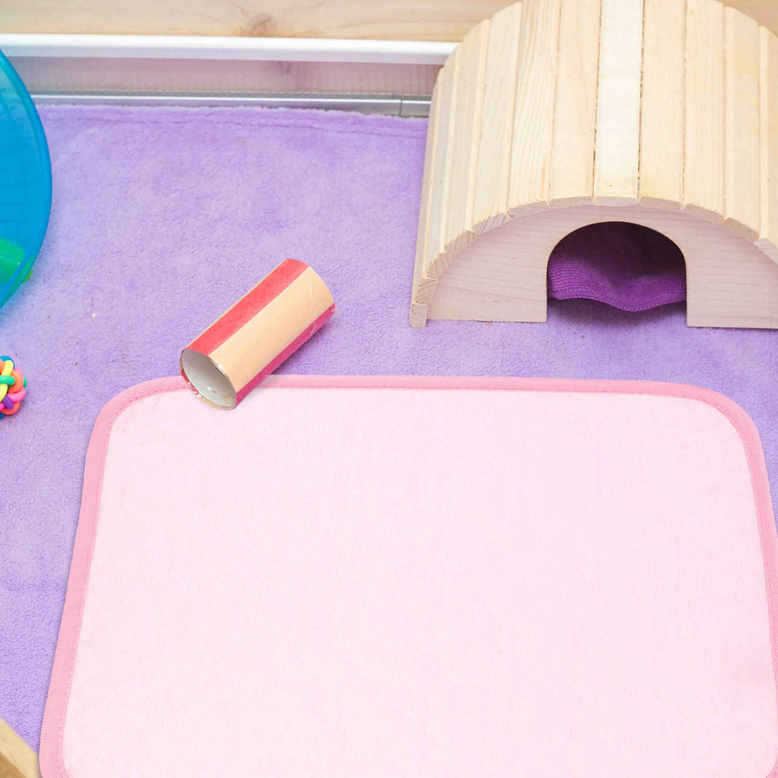 

3pcs Washable Urine Pad Small Pet Sleeping Mat For Hamster Chinchilla Rabbit Cooling Pad Durable Pet Supply Easy Clean Rapid