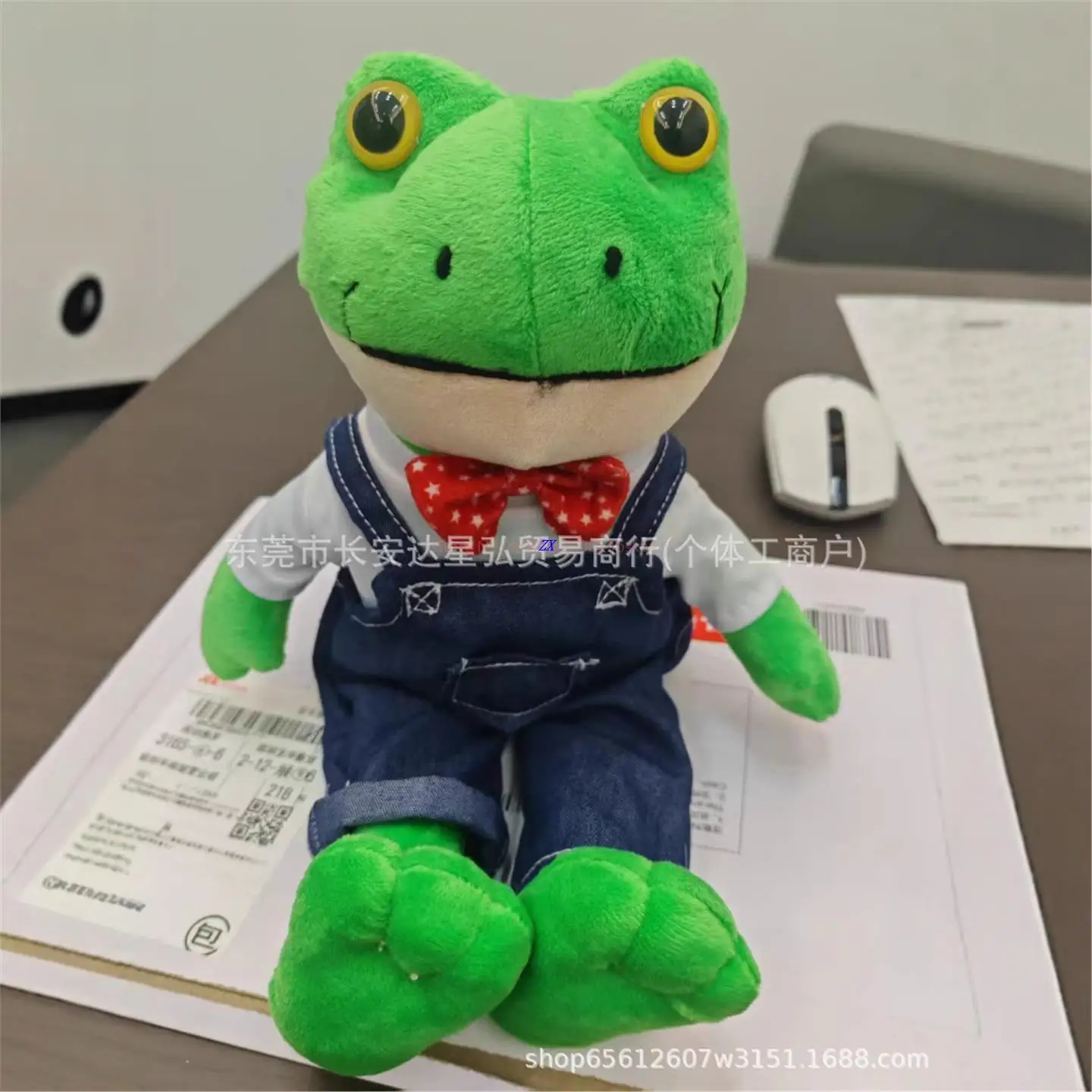 Schattig huisdierpaar kikker knuffelpop lange been internet beroemdheid knuffeldier Mr. Frog voor kinderen en verzamelaars