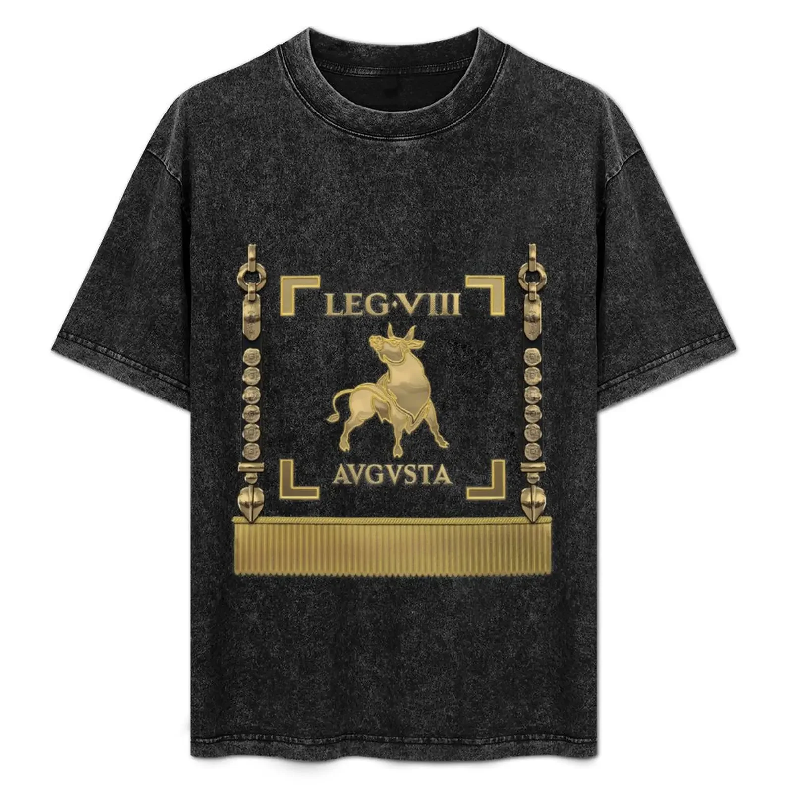 

Standard of the Augustus' Eighth Legion - Red Vexillum of Legio VIII Augusta T-Shirt street wear men clothings