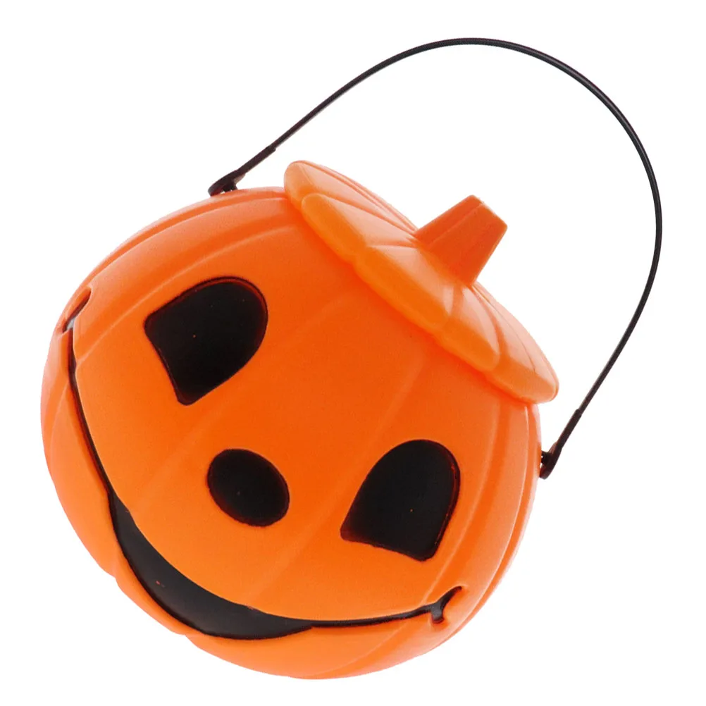 

1pc 17Cm Led Pumpkin Light Glow Jack O Decorations Outdoor Yard Porch Party Plastic Luminous Lantern Low Power Durable