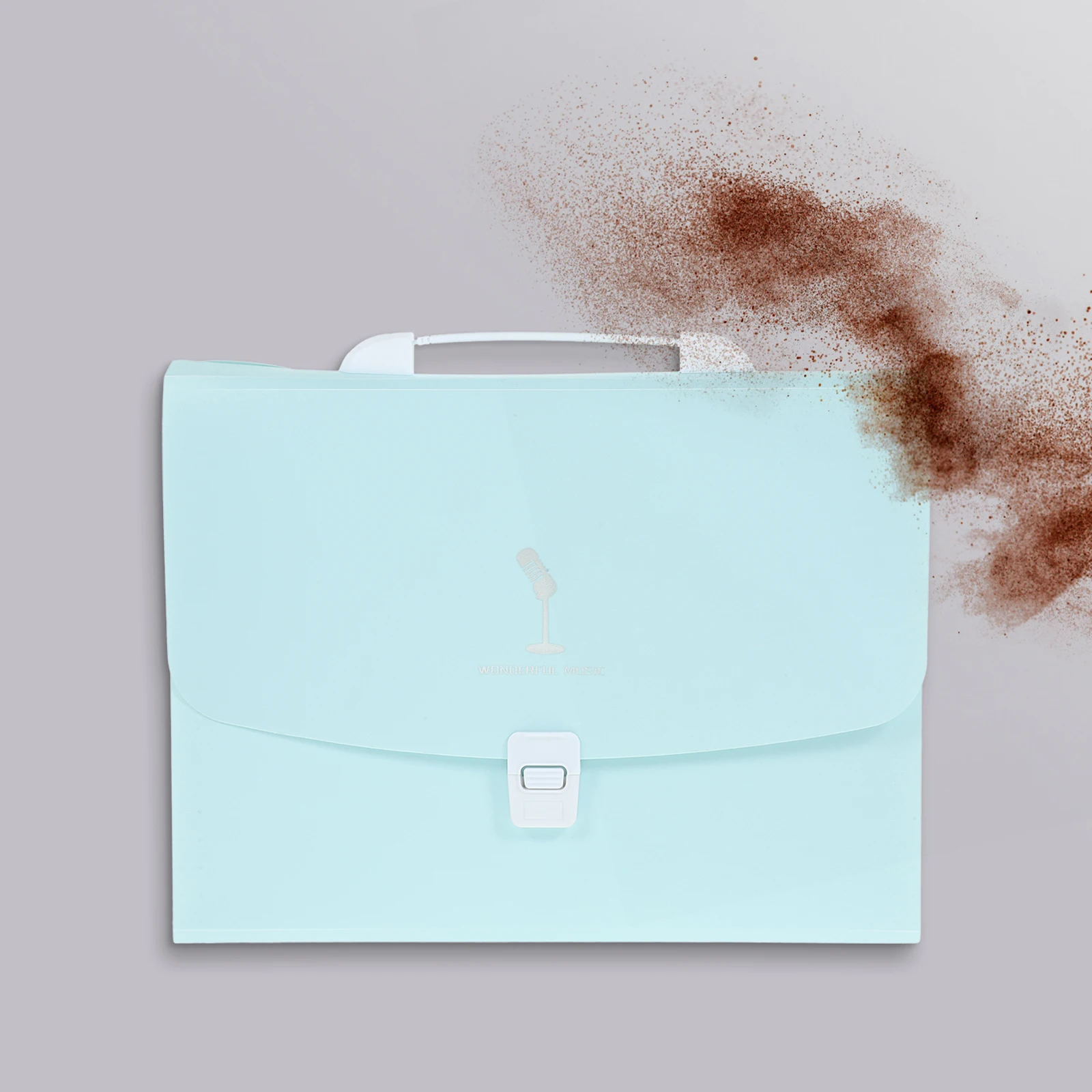 

Multi Pocket Plastic Expanding Document Organizer A4 Bills Checks Receipts Portable Folder Bag Lightweight Storage File Holder