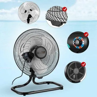 Ventilateur électrique 3 en 1 12/14/18 pouces, support mural/de sol, pales en aluminium, offre spéciale