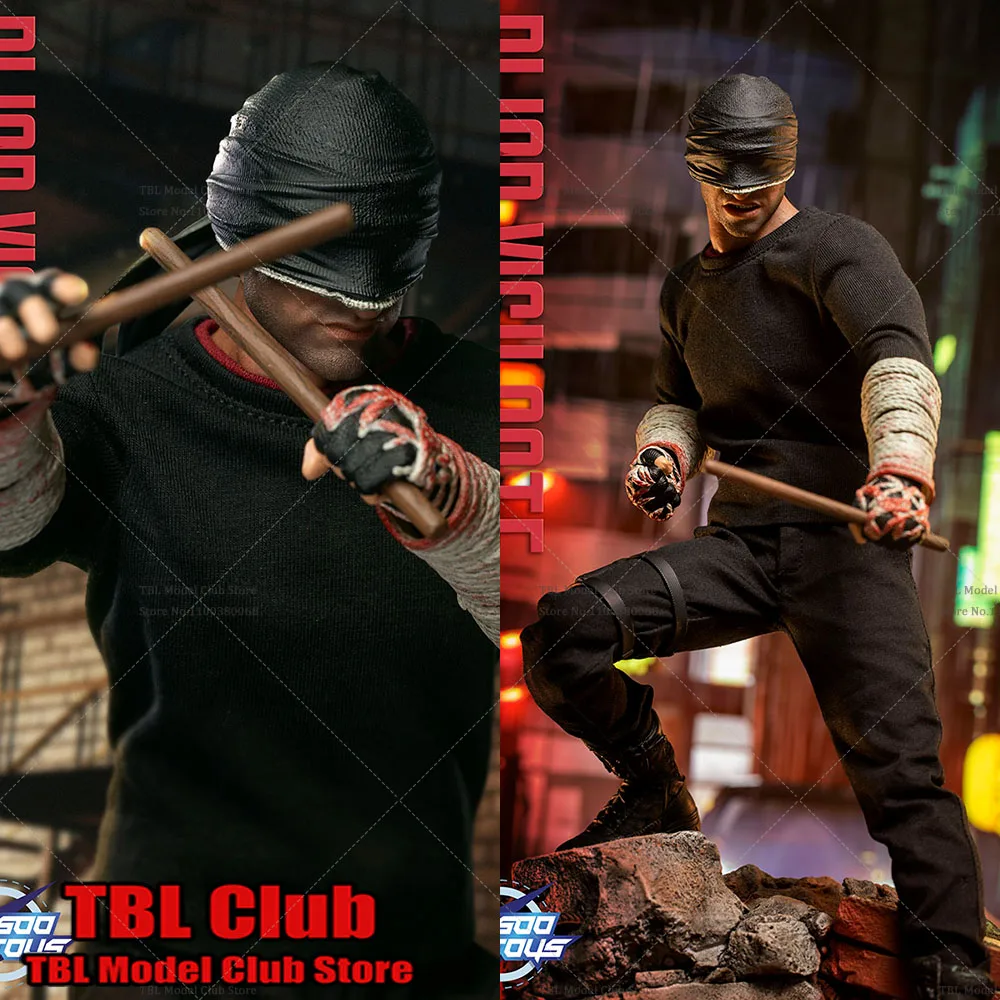 

Soosootoys SST-024 1/6 Scale Collectible Classic Blind Vigilante 12'' Male Soldier Action Figure Full Set Model Toys Gift