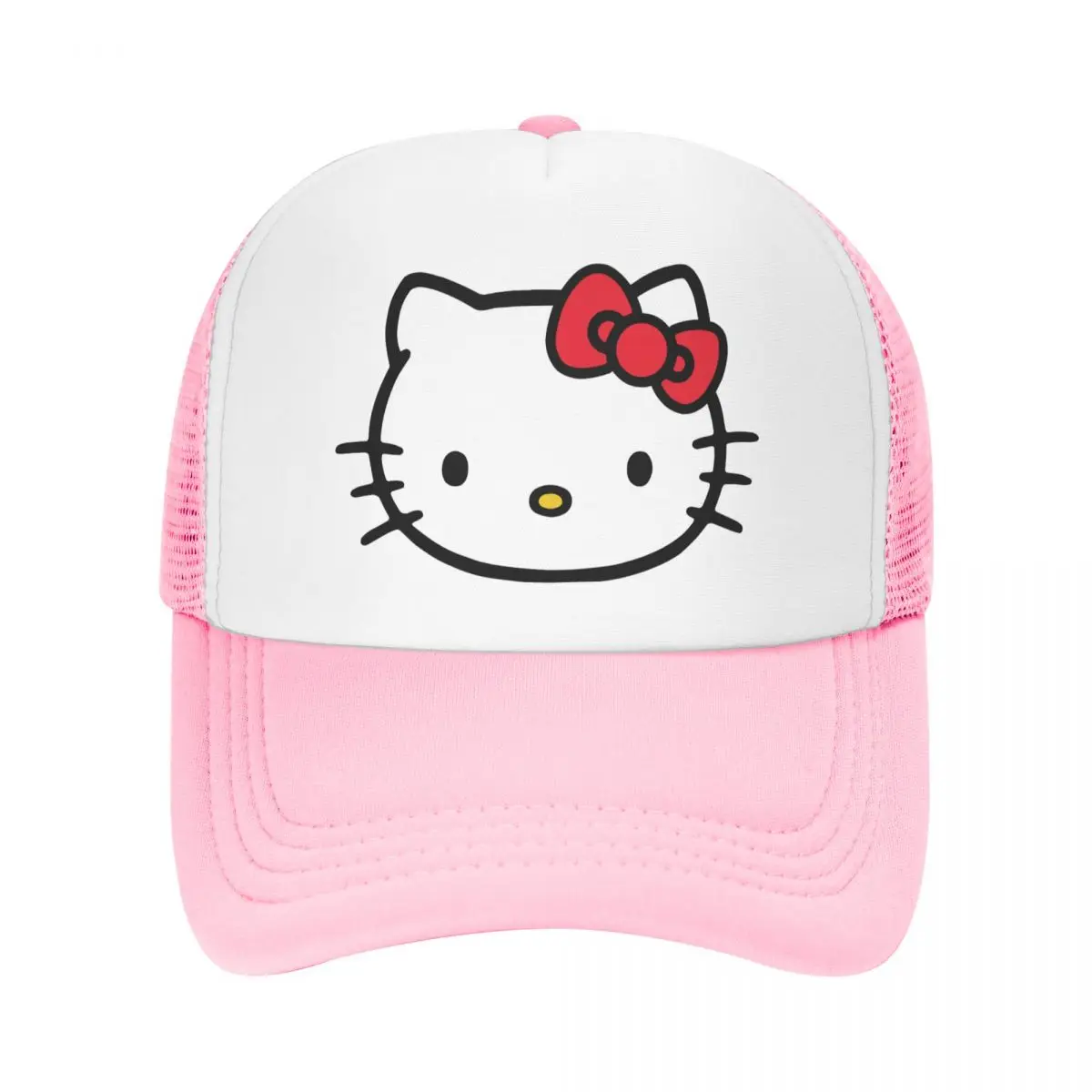 Hello Kitty Sanrio Foam Trucker Hats Men Women Summer Outdoor Mesh Baseball Cap Trendy Sun Hat Adjustbale