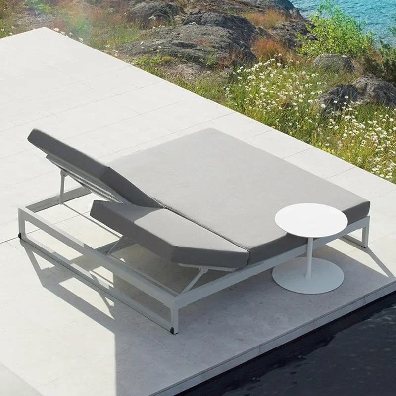 Outdoor leisure bed beach waterproof sun protection villa garden swimming pool double bed balcony courtyard