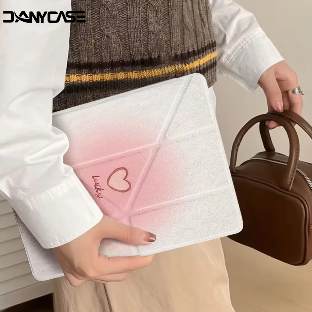 

3+Y Fold Case for iPad A16 11th 2025 Pro12.9 5th 6th Air11 13'' Pro11 M4 10.2 10th 9th 8th 7th Case for iPad Air4 5 10.9 case