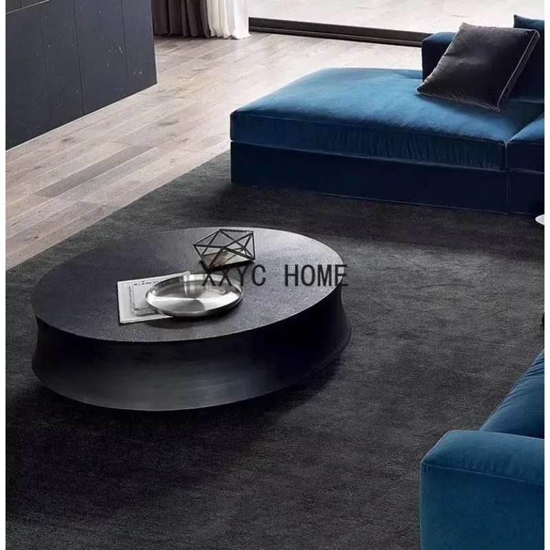 TAO Modern Simple Apartment round Coffee Table Creative Living Room Combined Tea Table Complete Set