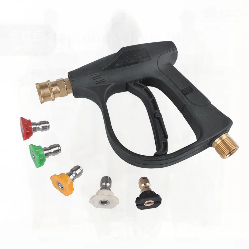 

5-цветная насадка, пистолет для мойки автомобилей высокого давления M22, цилиндрический веерообразный водяной пистолет для внешней торговли, горячая распродажа