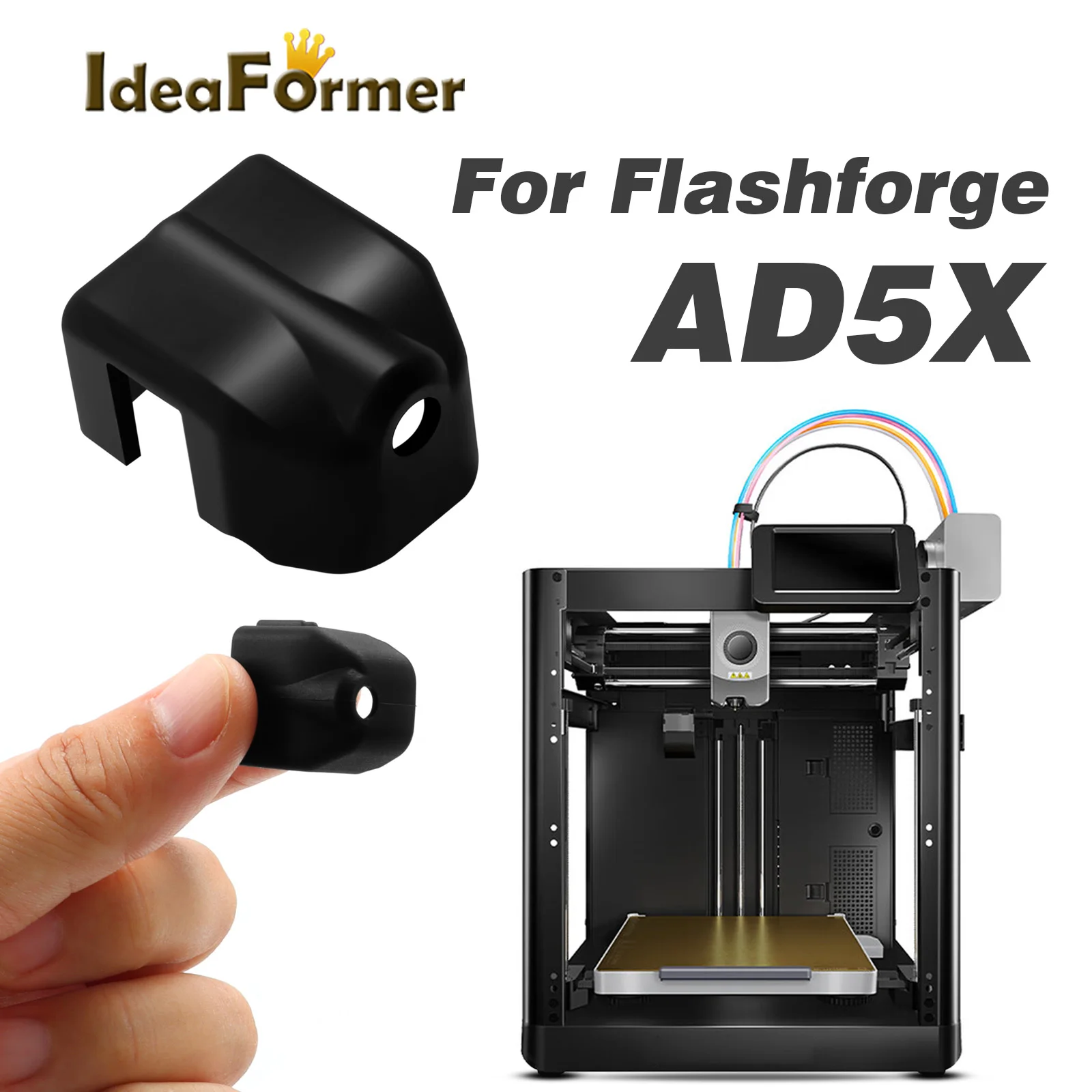 Neue Für Flashforge AD5X Hotend Kit Schutz Abdeckung 1-5Pcs Silikon Hotend Abdeckung Hohe Qualität Düse Wischer reiniger Düse Pinsel – Detail 8