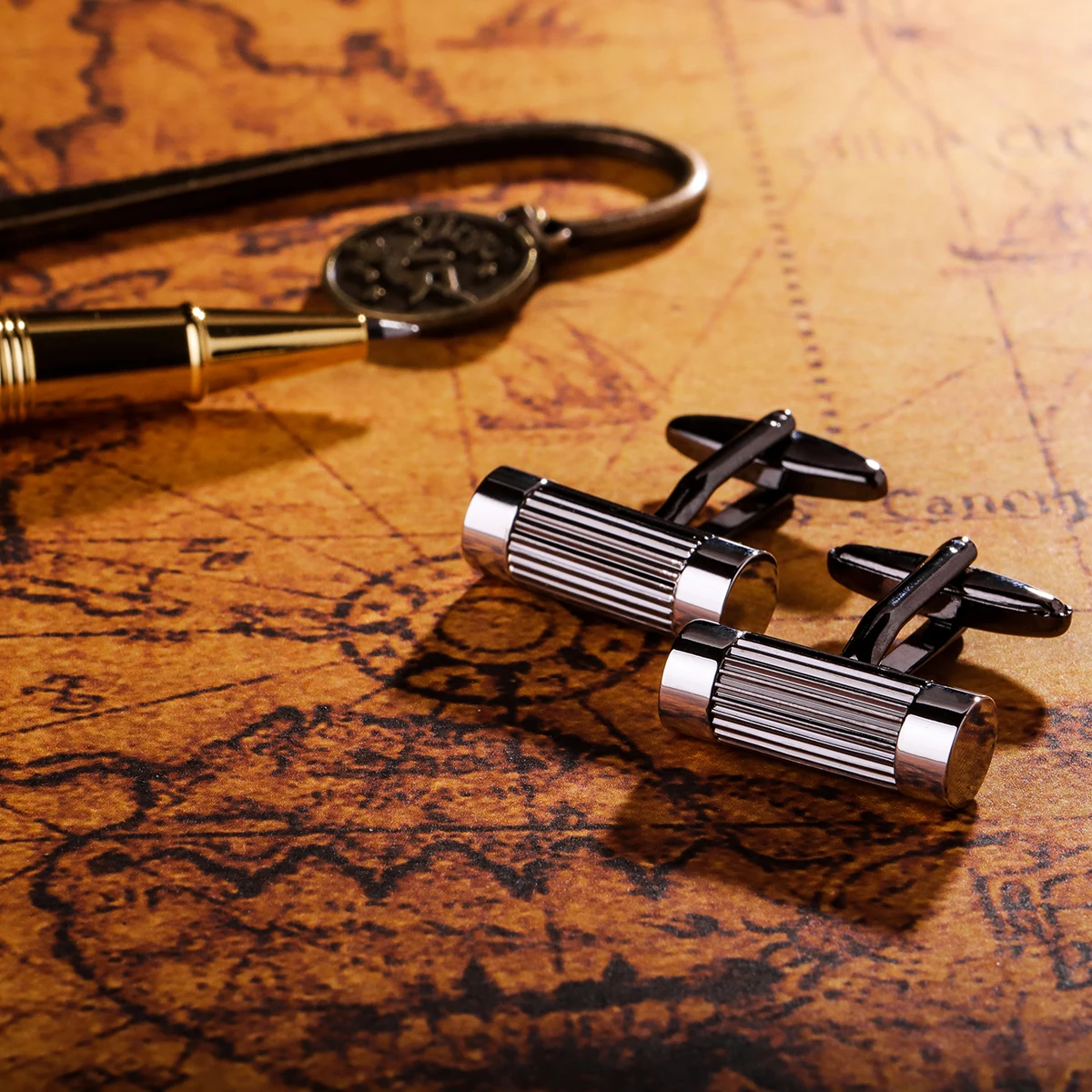 

KFLK Shirt Cufflinks for Mens Brand Cuff links Buttons Black male High Quality Guests