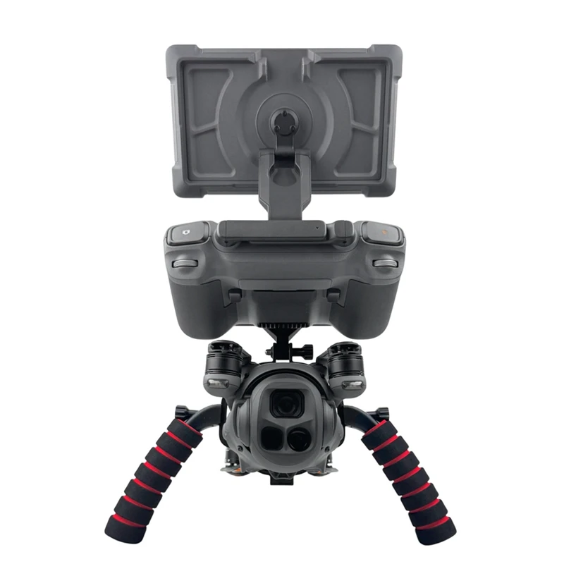 For 4 Pro Dual Handle Handheld Gimbal Stabilizer Ground Stand Tripod Drone Accessories for RC-TCES