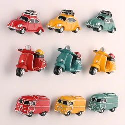 Car model 3D fridge magnets refrigerator paste vintage little car sports car magnetic paste home decoration Collection Gifts