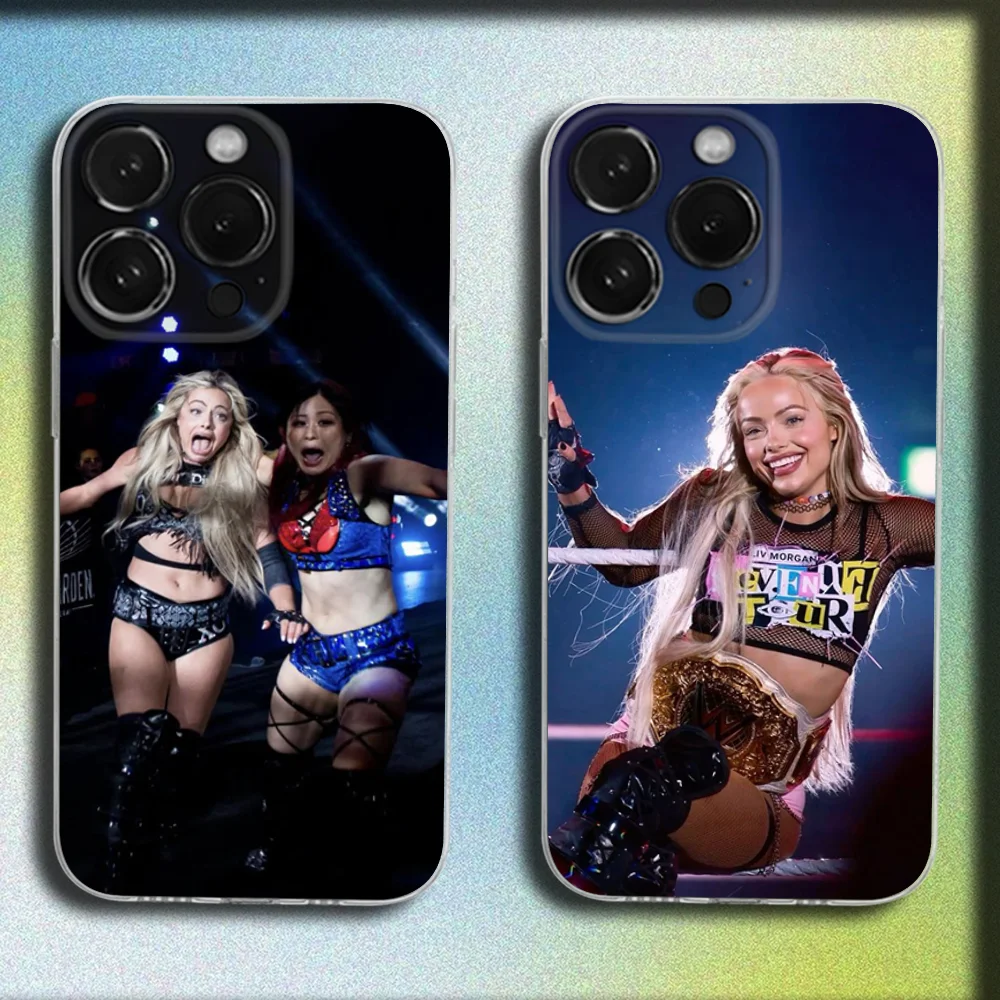 

Wrestler L-Liv Morgan Phone Case For iPhone 16,15,14,13,12,11 Plus,Pro,Max,XR,XS,Plus,E,Mini Transparent Soft Cover