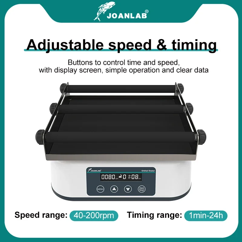 JOANLAB 110/220V Orbital Shaker Digital Display Linear Shaker Laboratory SK-20Pro