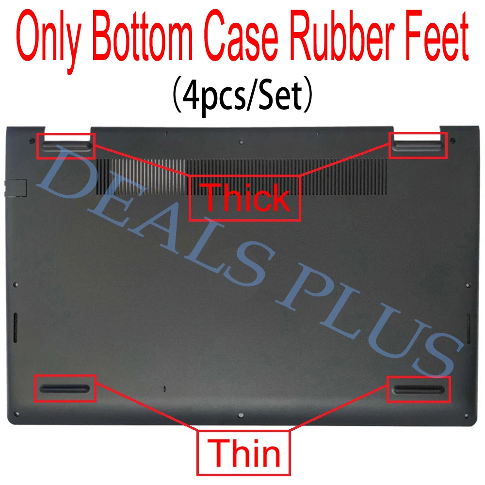 New Bottom Case Cover Rubber Feet Replacement For Dell Vostro 15