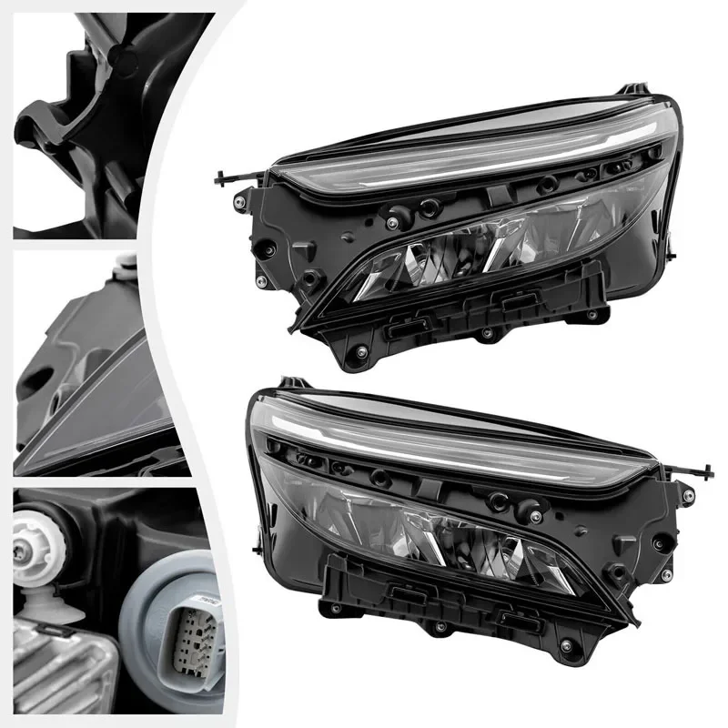 For 2022-2023 Chevrolet Equinox LT/RS Headlights Full LED Black Left + Right