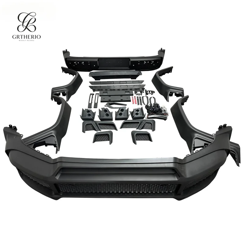 

B Style Car PP Material Body Kit for Mercedes Benz G-Class G Wagon W464 G500 G550 AMG G63 2019-2024 Fender Flares Front Bumper