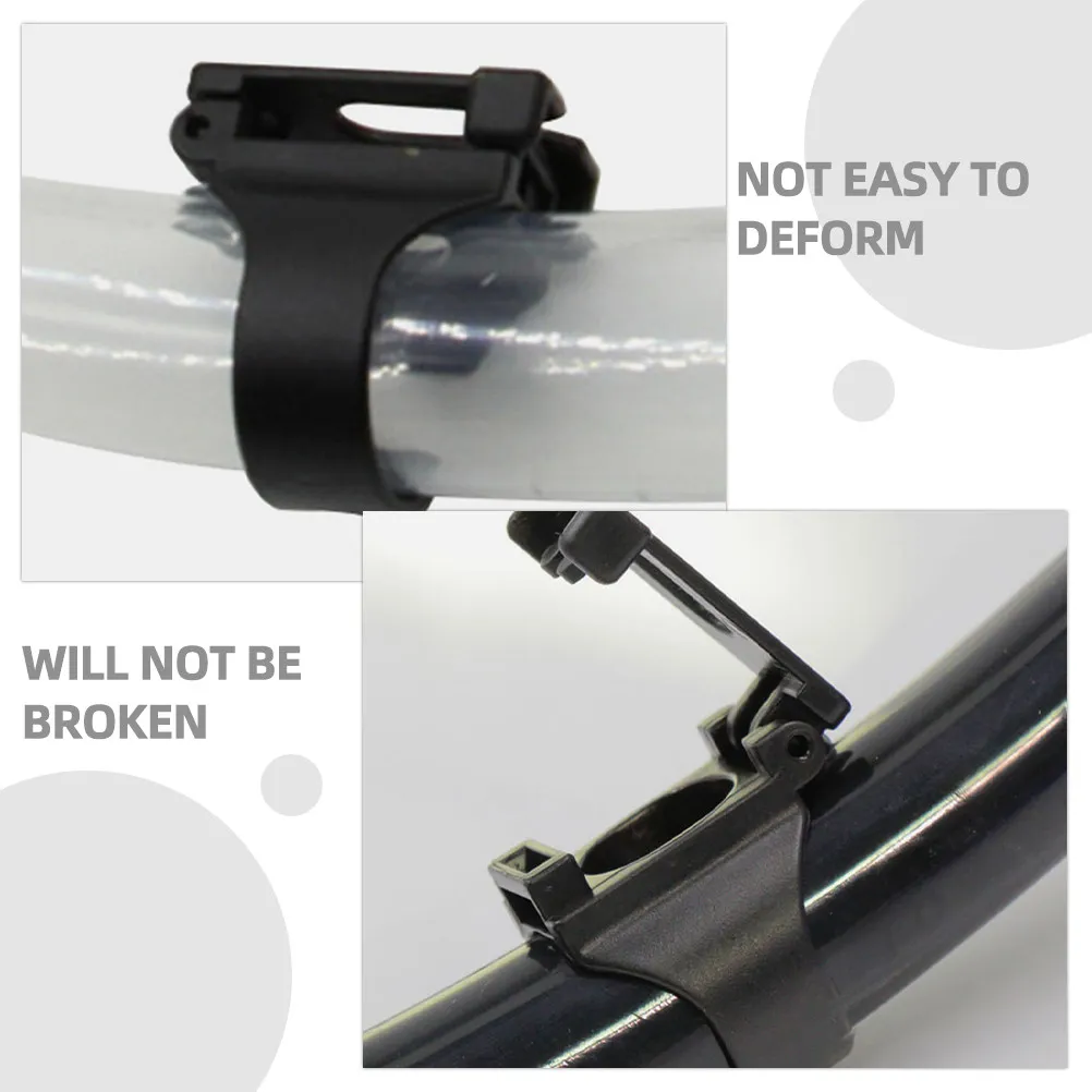 

Набор из 5 регулируемых фиксаторов для трубки сноркеля и ремешка маски, прочные, для подводного плавания, легко переносить