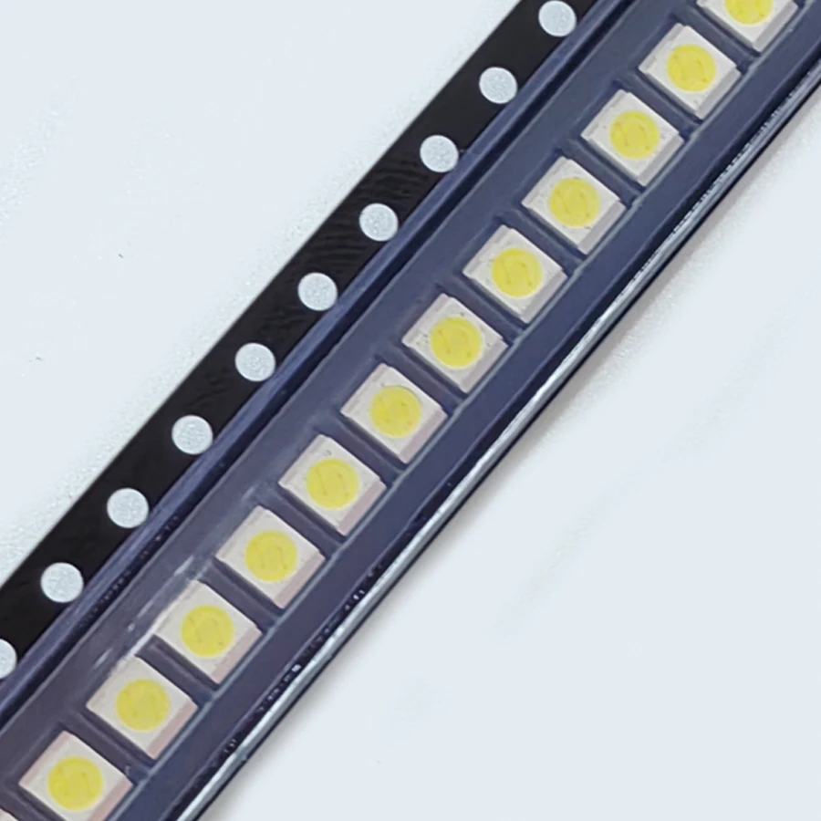 100PCS/Lot SMD LED 2835 3V 1W  Cold White 105LM 2.8*3.5MM For TV/LCD  Strip Backlight
