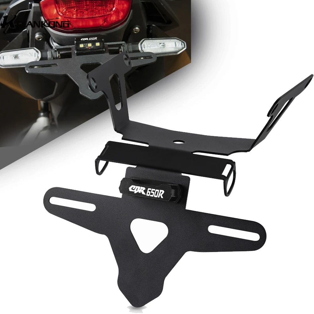 

CBR650R CB650R Motorcycle License Plate Bracket Holder With Light FOR HONDA CB650R / CBR650R CB 650R CBR 650R 2021-2022-2023