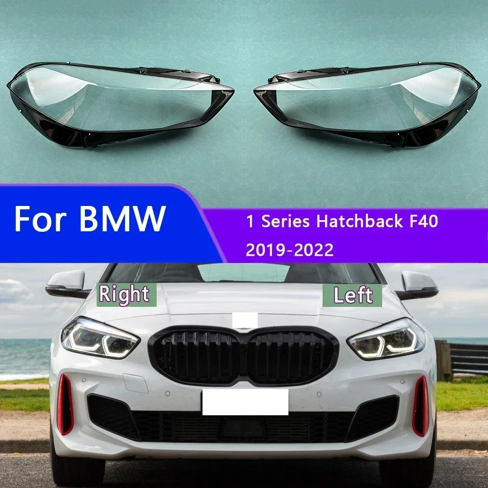 

For BMW 1 Series Hatchback F40 2019-2022 Headlight Cover Transparent Lens Headlamp Shell Replace Original Lampshade Plexiglass