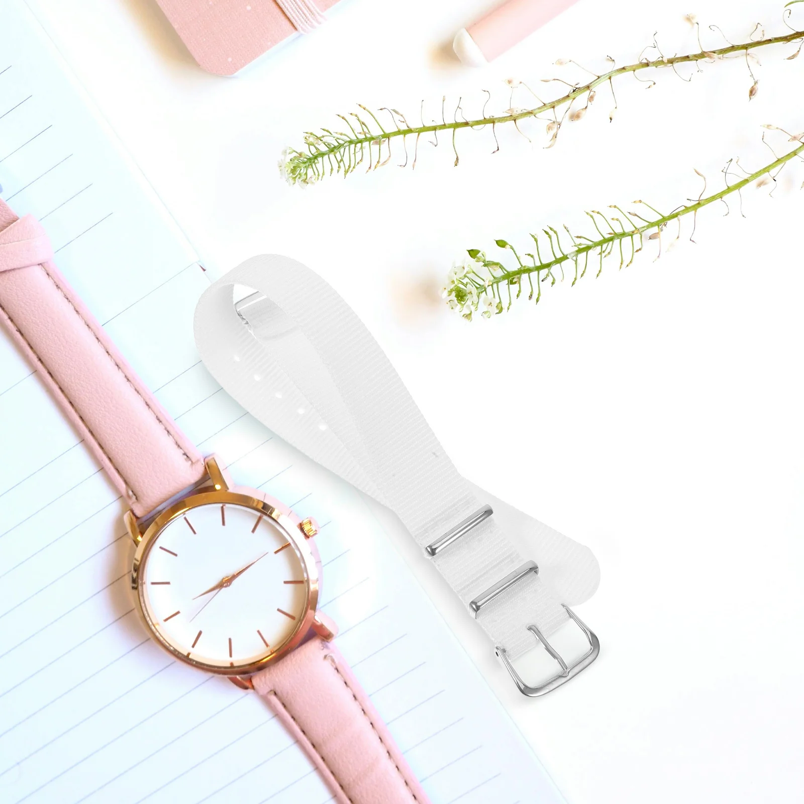 

18Mm Nylon Watch Strap Replacement Heavy Duty Woven Band For Men Women Lightweight 18Mm Watch Bands