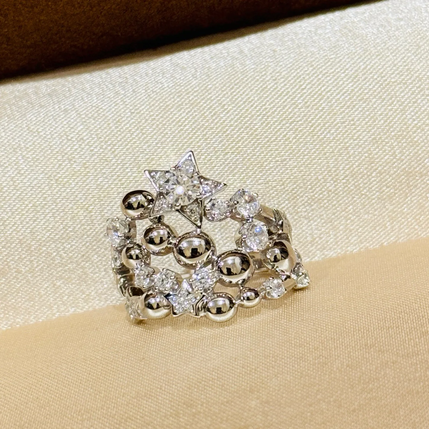 

Pure 925 Sterling Silver Jewelry For Women Silver Shinny Lucky Star Design Rings Wedding Jewelry Engagement Classic Friendship
