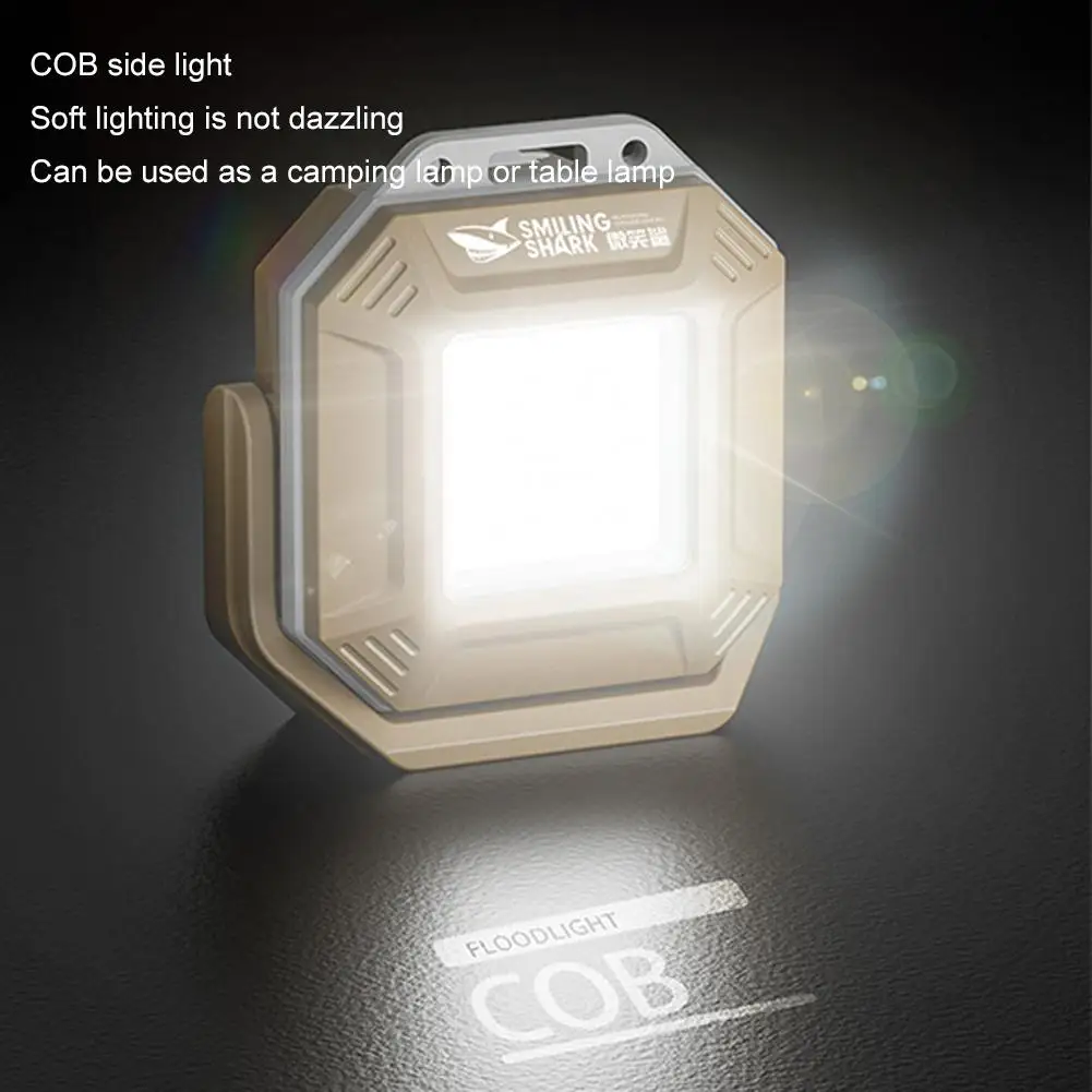 พ็อกเก็ตทํางาน COB LED ตรวจสอบโคมไฟกันน้ําไฟฉายฉุกเฉินพร้อมฐานแม่เหล็กไฟฉายแบบพกพาสําหรับซ่อมรถยนต์