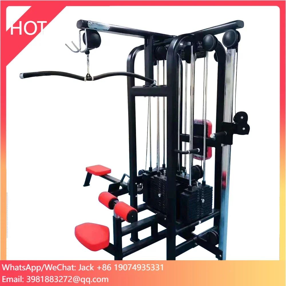 التجارية الكل في واحد التدريب الرياضي اللياقة البدنية Em معدات المدرب متعددة الوظائف كروس كابل آلة الصالة الرياضية 4 محطات الصالة الرياضية #2