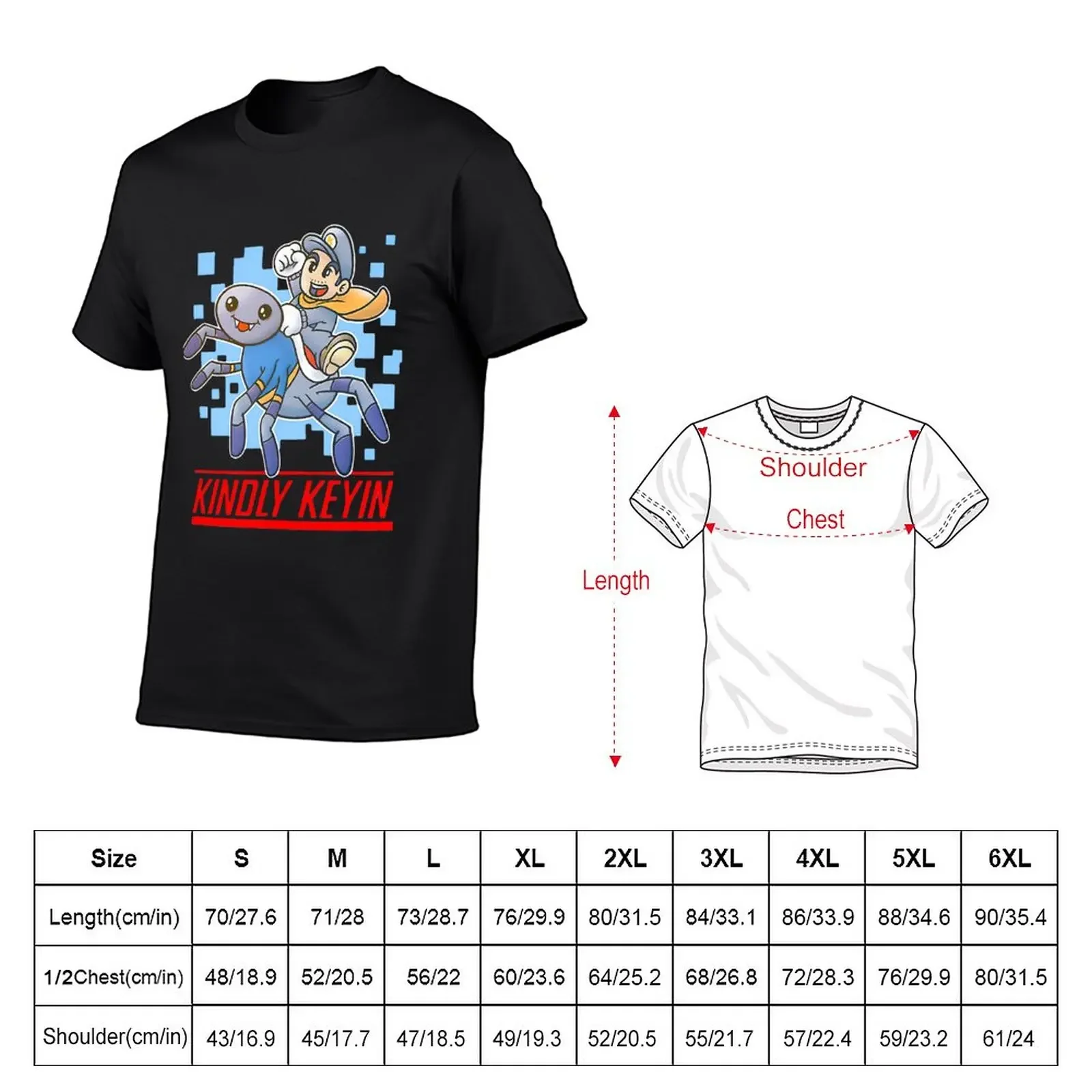 New Vintage Kindly Arts Keyin - Playing Gaming Style T-Shirt custom t shirt anime clothes plain t-shirt oversized t shirt men