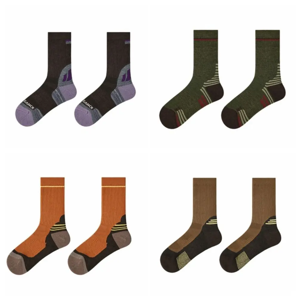 Thicker Design Running Socks Warm Breathable Sports Socks Wear-resistant High Elastic Outdoor Hiking Socks Cycling