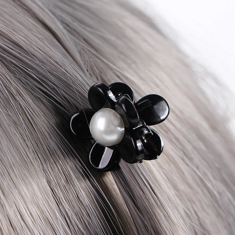 Elegant Pearl Small Hair Claw Clip Korean Fashion Hairpin Broken Hair Bangs Headwear Retro Hair Styling Accessories Girls New