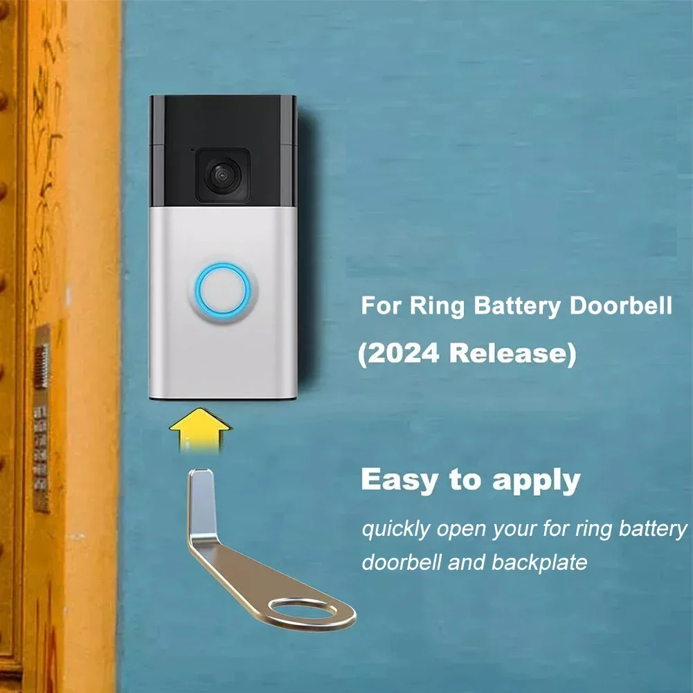 2Pcs For Ring Video Doorbell Key Replacement Tool Secure Removal Key Tool Door Hardware Lock Cylinders