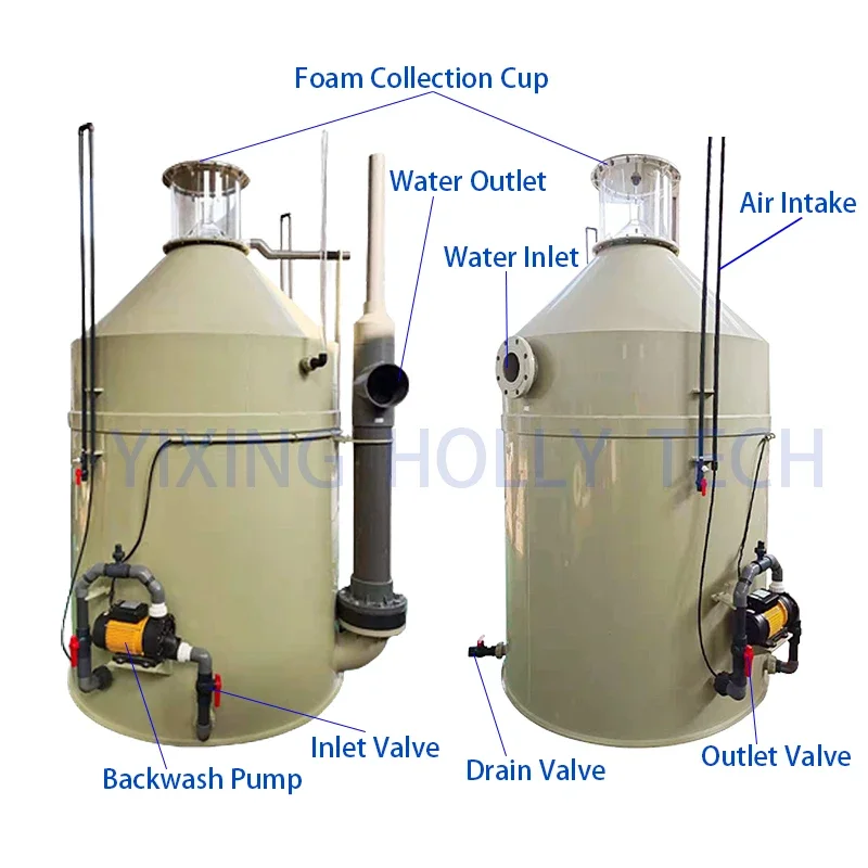 Aquaculture System Shrimp Farm Saltwater Protein Skimmer for  Fish Farm