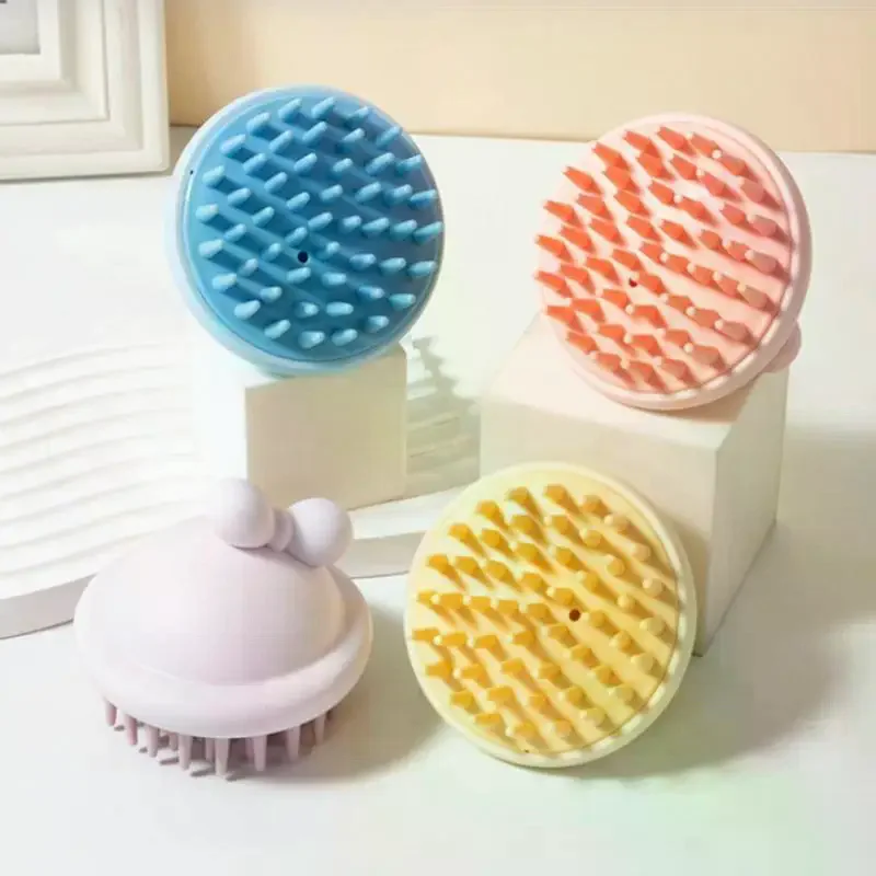 Shampoo Scalp Hair Massager Head Body Massage Comb Scalp Massage Brushes Comb Spa Massage Brush Dual Use Of Dry And Wet view 2