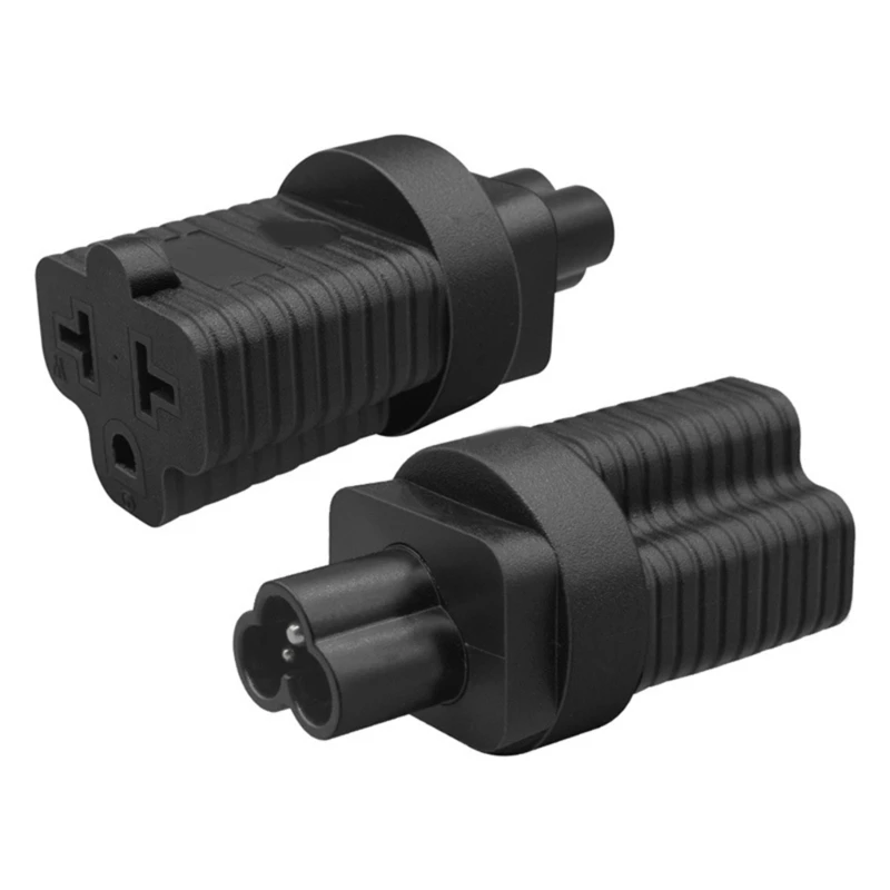 IEC320 C6 to Nema 5/6-15/20R USA UPSExtension Power PlugAdapter,IEC320 C6 MalePlug to Nema 5/6-15/20R US 3 Pin K1KF