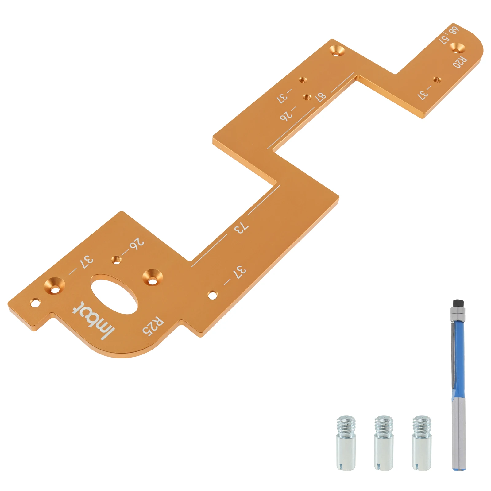 Bogen-Nutform für Schrank, Schrank, Griff, frei Aluminiumlegierung, Bogen-Nut-Hilfswerkzeug, präzise Positionierung, Holzbearbeitung, Bogen