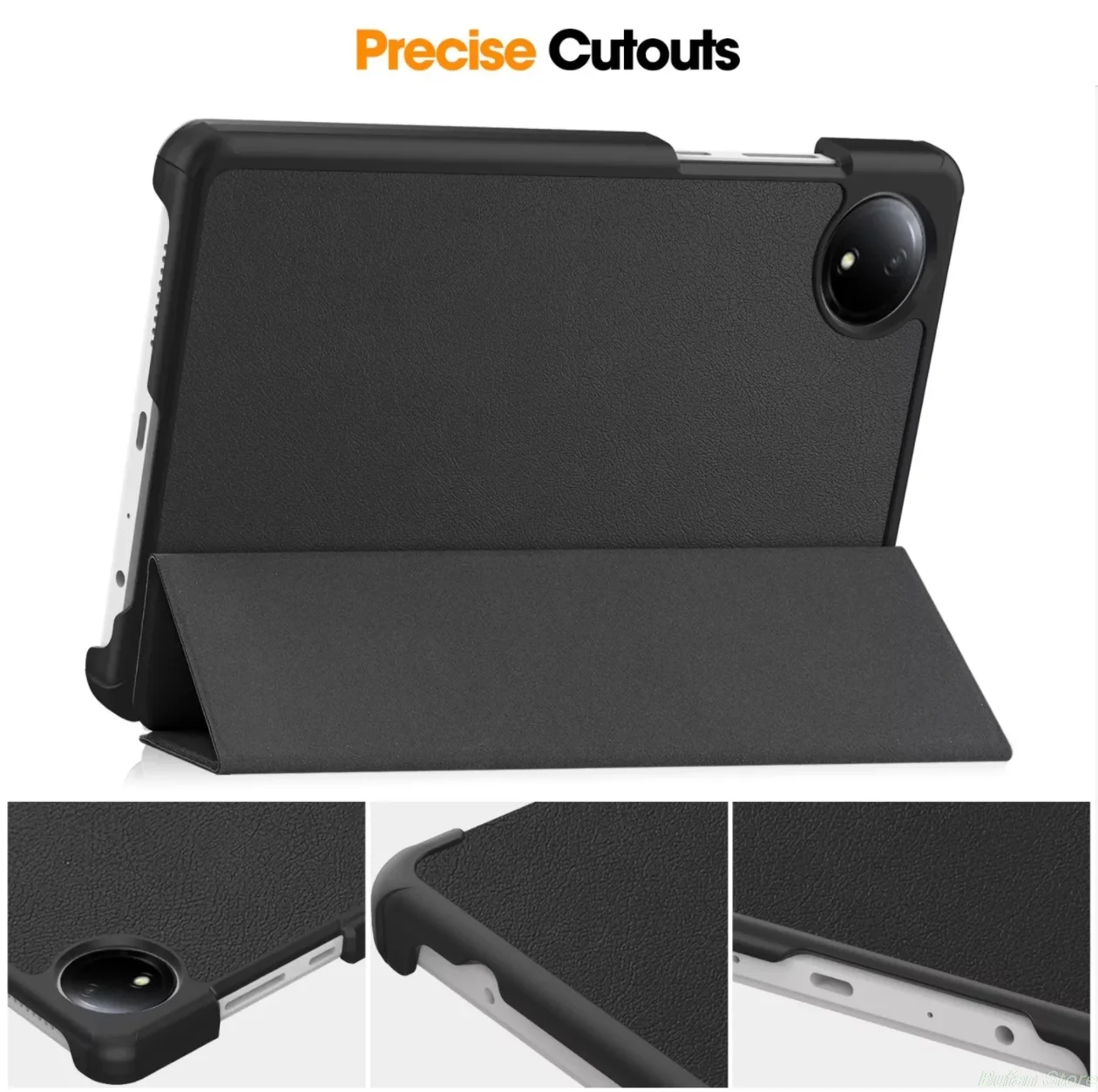 tablet case for xiaomi Redmi Pad SE 8.7inch 8024 Tir-fold caster hard shell with Auto Wake function Size 215*131*15mm cover