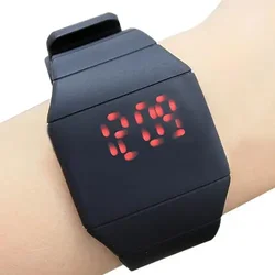 Schermo di Tocco di modo Orologi Da Uomo Led Digital Orologi Ultra Sottili di Sport di Modo Orologi Da Uomo Digital Orologi Da Polso In Plastica