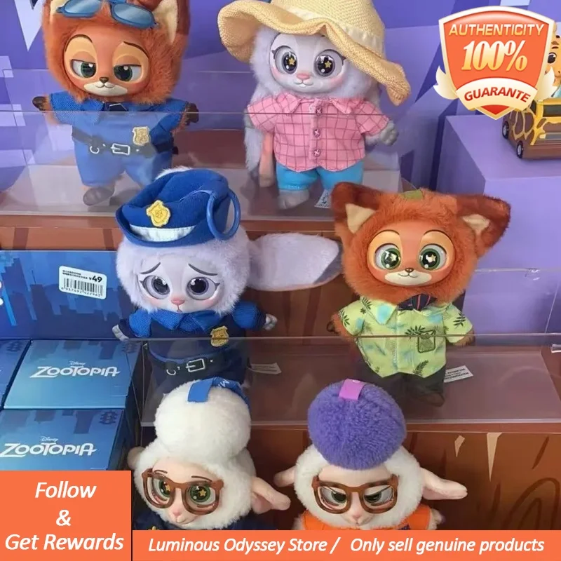 ของแท้ Zootopia ไวนิล Face Blind กล่องจี้ dollcute NICK JUDY จี้ของขวัญวันวาเลนไทน์คอลเลกชันของเล่น Mystery กล่อง