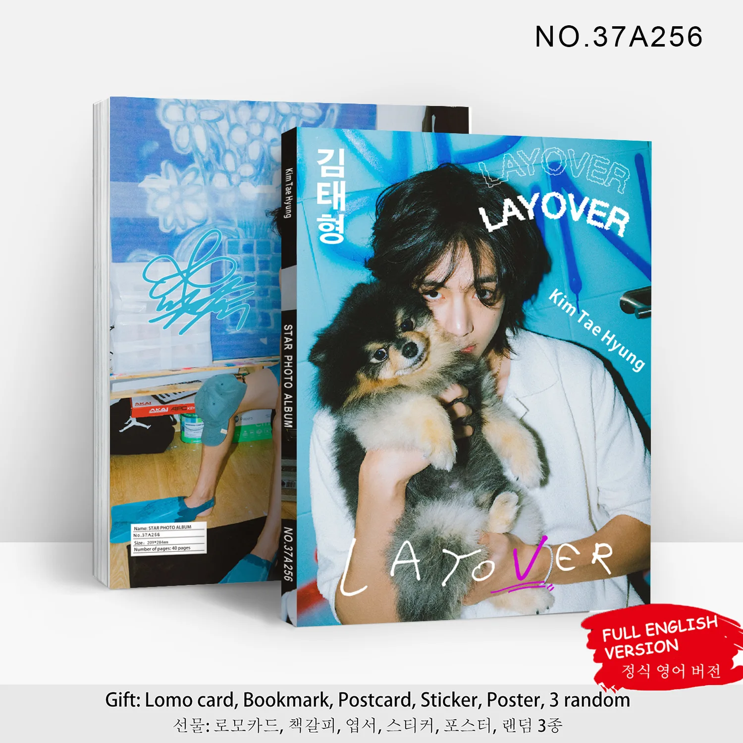 Kpop Star idol V Album Layover Photo Books Poster Postcard Print Picture Collection For Fans Collectible Card  Gift