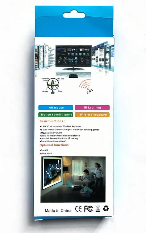 Najnowsza bezprzewodowa klawiatura USB MX3 Air Mouse, inteligentny pilot zamienny 2.4G RF z mikrofonem do Android TV Box — zdjęcie produktu 4
