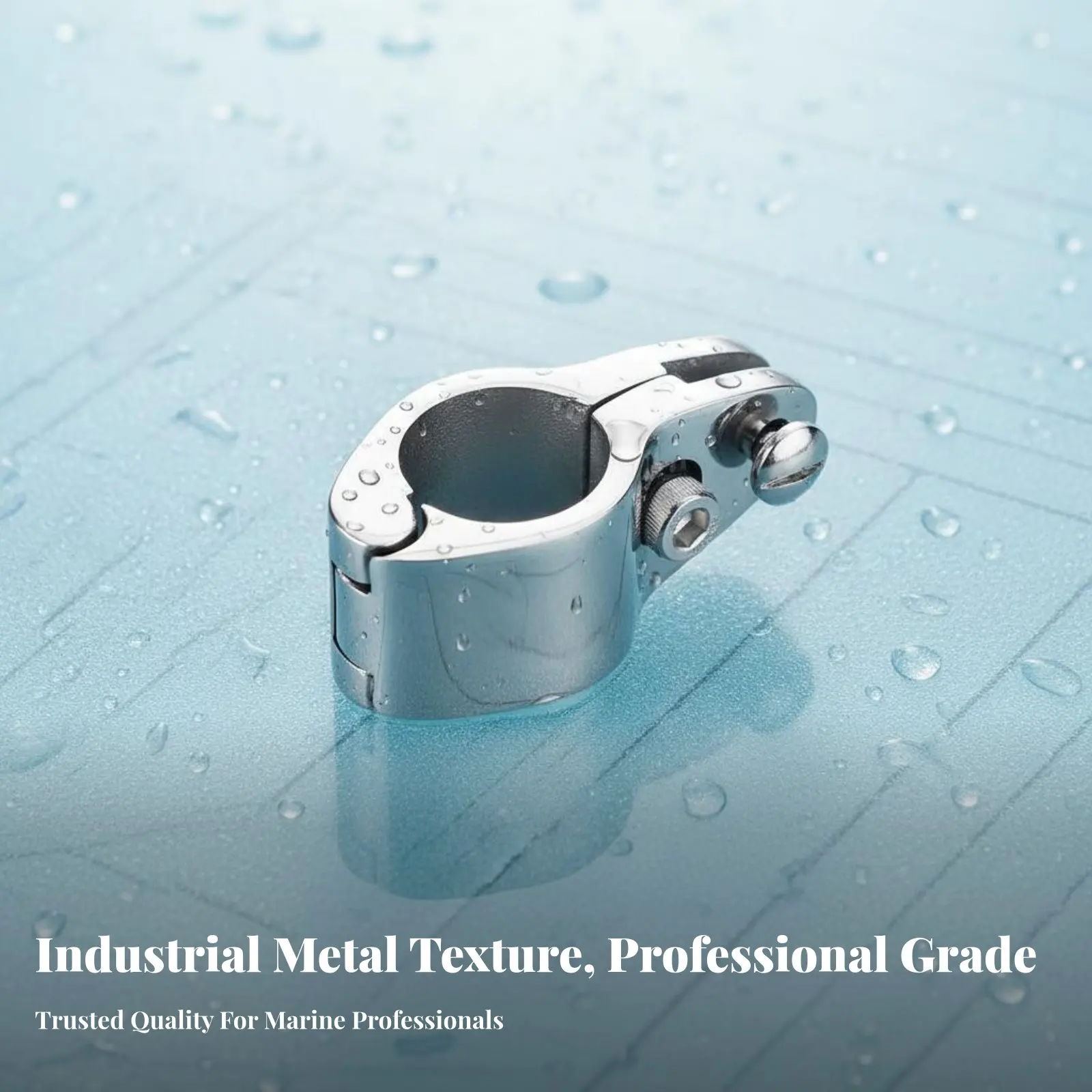 

Stainless Steel Tube Clamp Accurately-Cast Cast Boat Cover Tube Clamp Hinged Jaw Slide Aquatic Jaw Slide for Boats