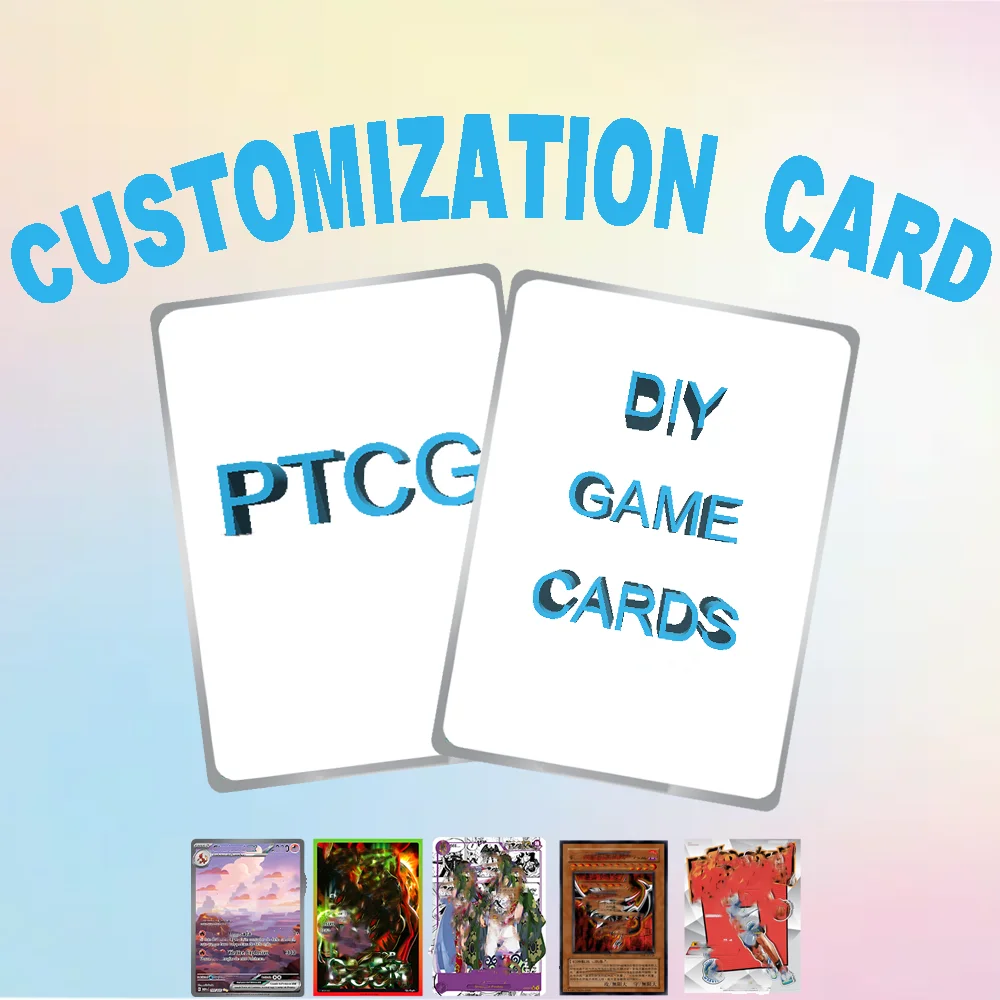 맞춤형 게임 카드 포일/일반 DIY 디자인 개인 맞춤형 카드 모든 게임 카드/스포츠 카드/스타 카드 모든 사진 가능