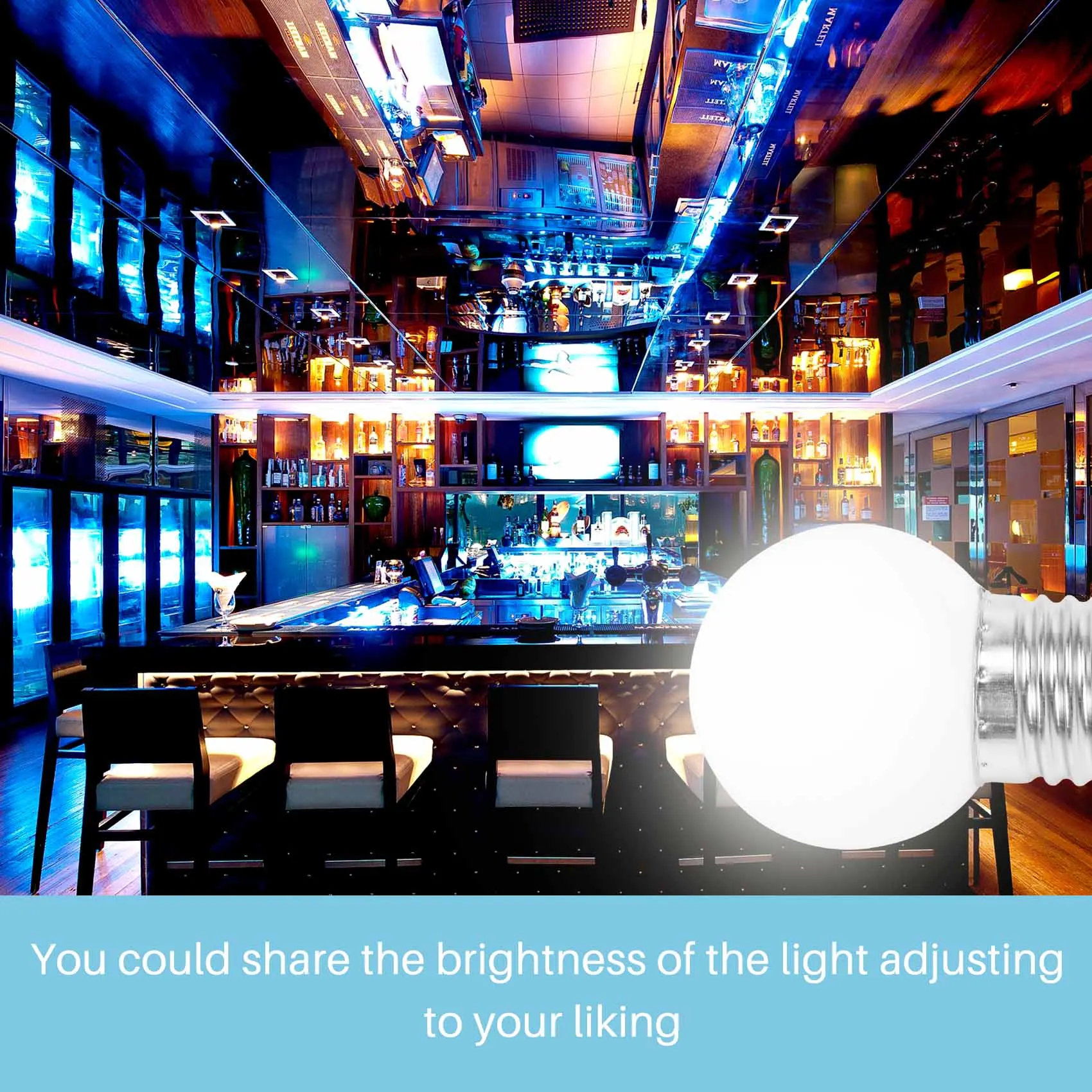 E27 LED Light White Bulb Plastic Bulb (0.5W Power, White)