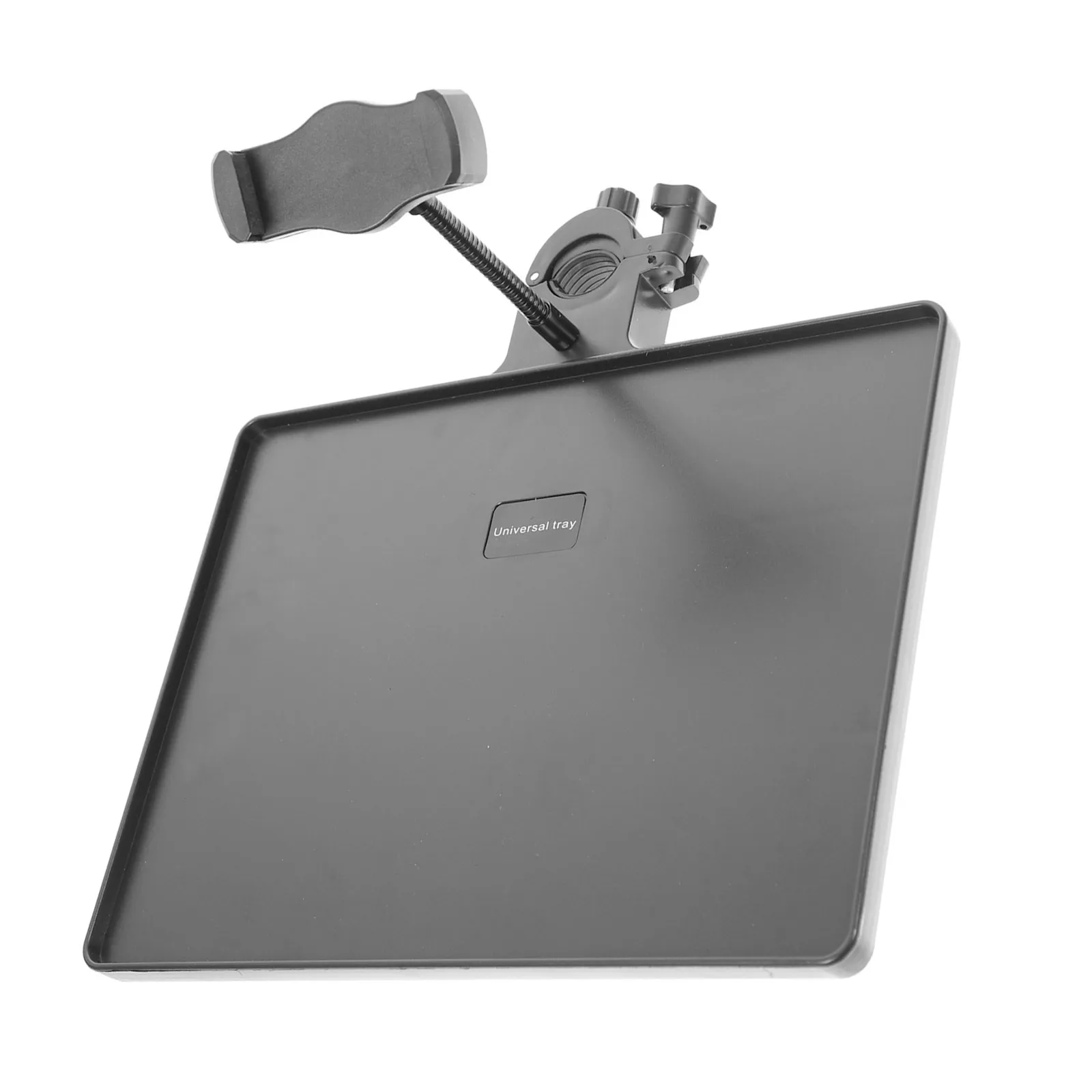

Sound Card Tray Microphone Stand Bracket Easy Install Broadcast Shelf Mic Stand Tray Sound Card Holder