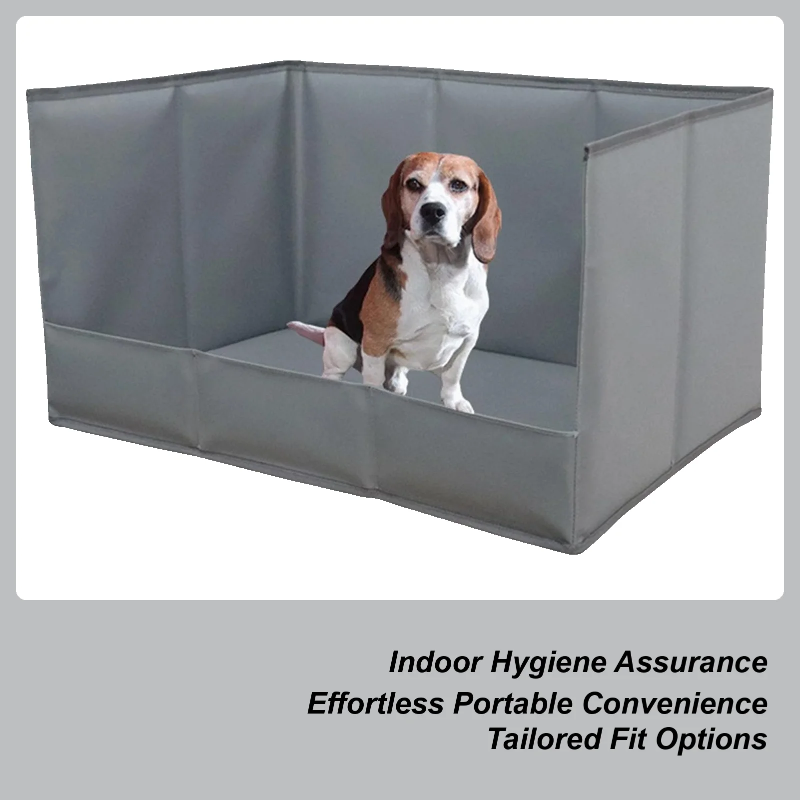 

Dog Litter Box Waterproof High Walls Portable High Walls Dog Pee Box Indoor For Home Apartment Living Room Outdoor Balcony Porch