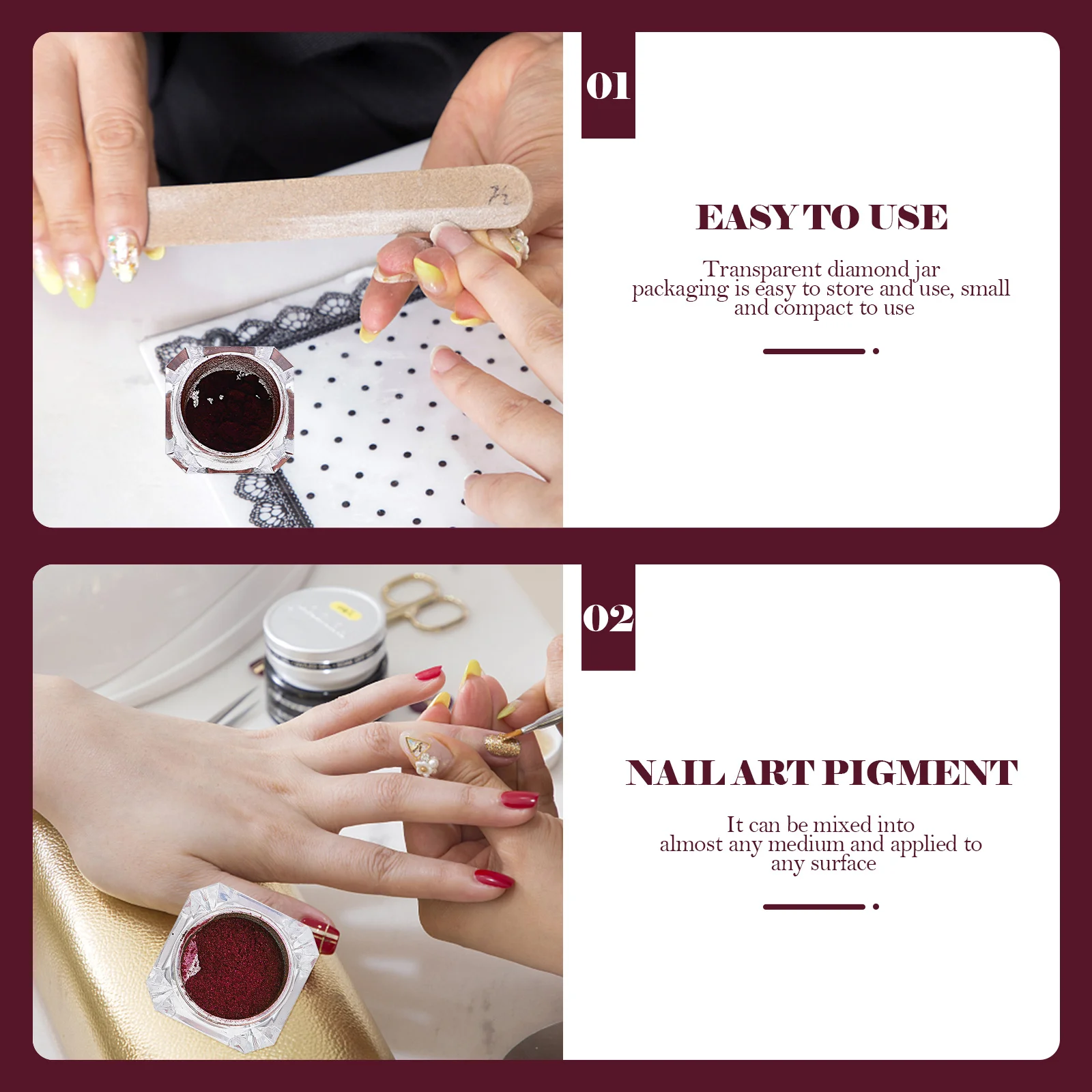 

4Pcs Epoxy Resin Dye Pearlescent Pigment DIY Manicure Car Color Changing Acid Alkali Resistance Epoxy Resin Pigment