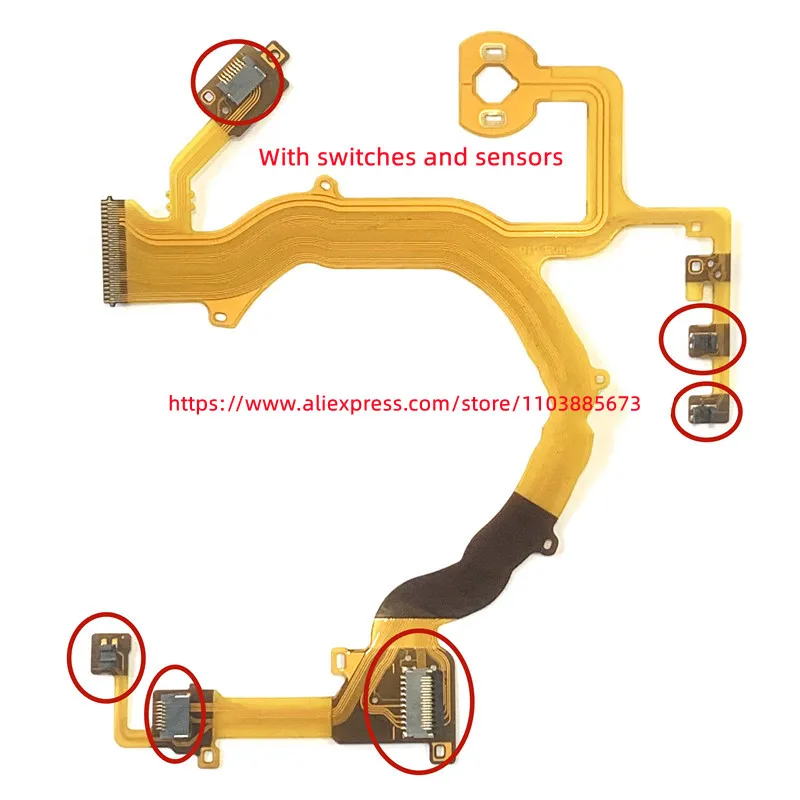 

NEW Lens Back Main Flex Cable For Canon EOS G7XII / G7X2 / G7X MarK II / G7 X Mark III G7X3 Camera Repair Part + Sensor + Socket